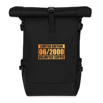 Édition Limitée 25ème Anniversaire - ꝏ Approvisionnement 06/2000 - Sac à dos roll top - noir - Devant