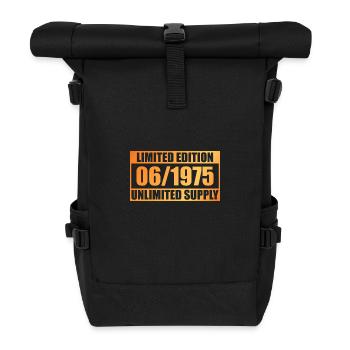 Édition Limitée 50ème Anniversaire - ꝏ Approvisionnement 06/1975 - Sac à dos roll top - noir - Devant