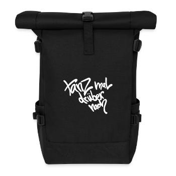 Tanzen - Tanz mal drüber nach - Rolltop Rucksack - Schwarz - Vorne