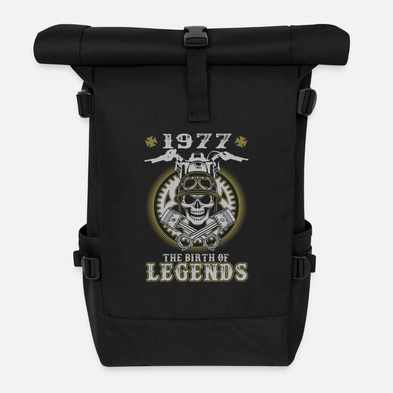 1977 Die Geburt der Legenden - Rolltop Rucksack - Schwarz