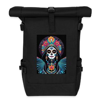 LA CATRINA DELUXE - Sac à dos roll top - noir - Devant