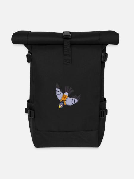 Taube - Rolltop Rucksack - Schwarz