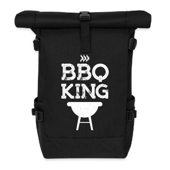 Conception principale du barbecue BBQ King - Sac à dos roll top - noir - Devant