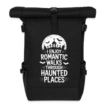 Horror Sayings Romantic Funny Horror Gift - Roll Top Backpack - black - Front