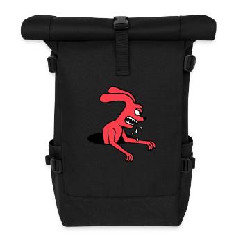 Bunny Hole Monster Evil Ravenous Halloween Bave - Sac à dos roll top - noir - Devant