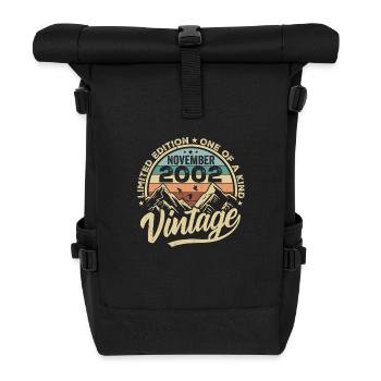 Legendary since November 2002 - Limited Edition 2002 - Roll Top Backpack - black - Front