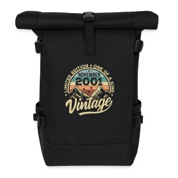 Legendary since November 2001 - Limited Edition 2001 - Roll Top Backpack - black - Front