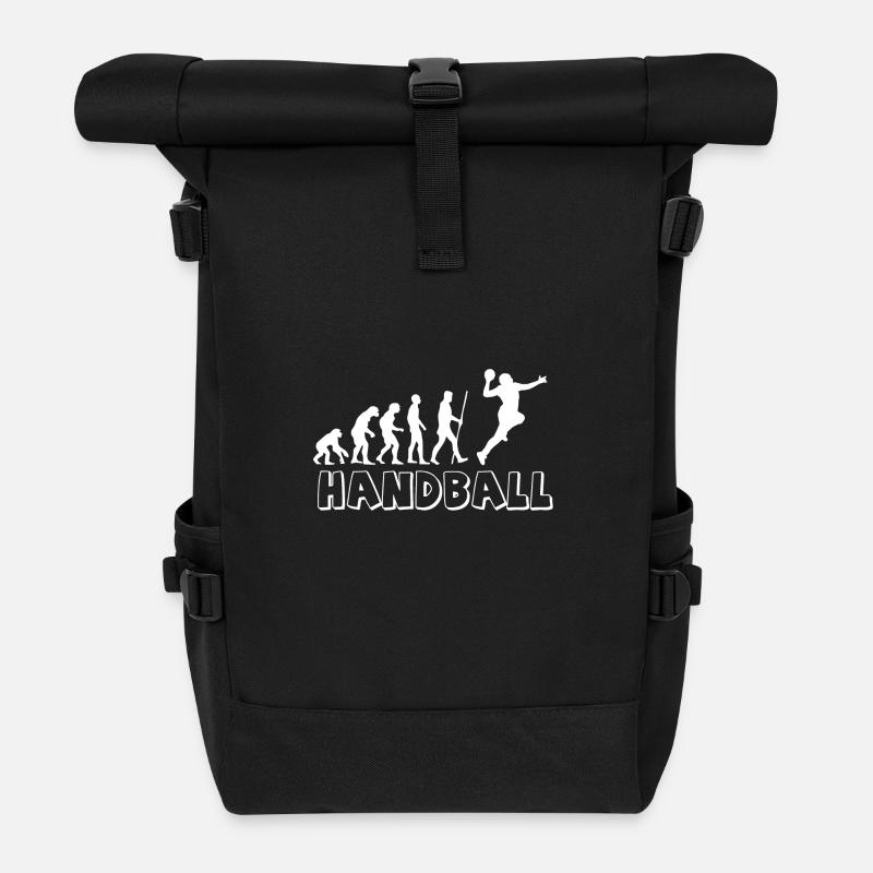 Handball Evolution - Rolltop Rucksack - Schwarz