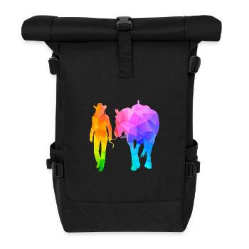 Western Lady Western Rider - Sac à dos roll top - noir - Devant