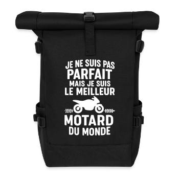 Pas parfait motard Moto - Sac à dos roll top - noir - Devant