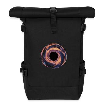 Expérience fascinante du trou noir - Sac à dos roll top - noir - Devant