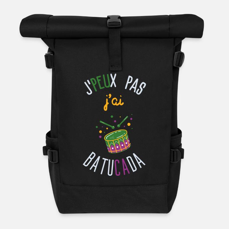 Ich kann nicht, ich habe gebaut - Rolltop Rucksack - Schwarz