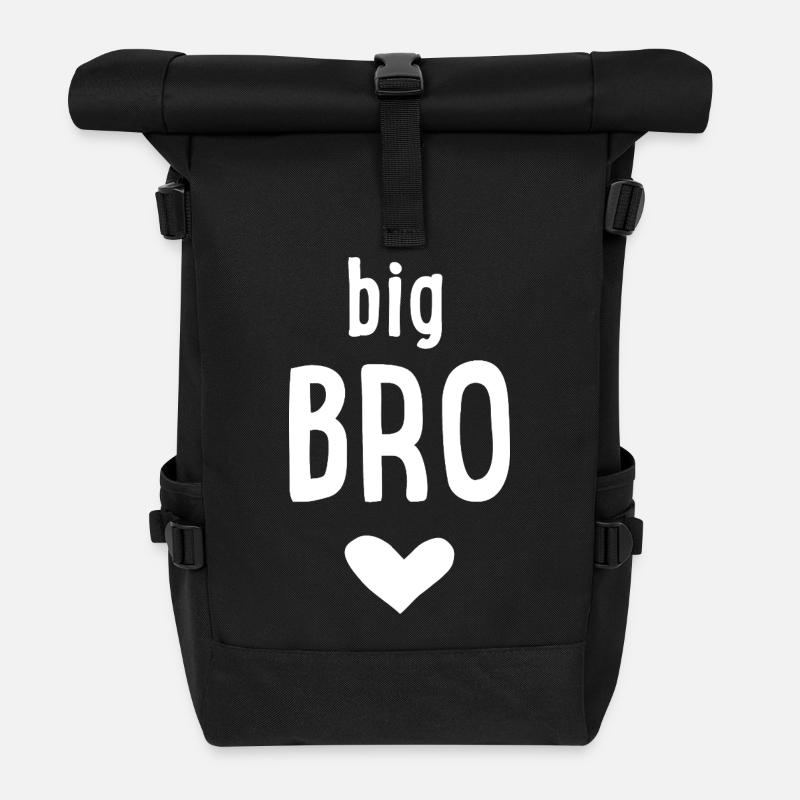 Big Bro - Rolltop Rucksack - Schwarz