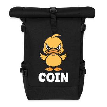 Furious Duckling Coin - Roll Top Backpack - black - Front