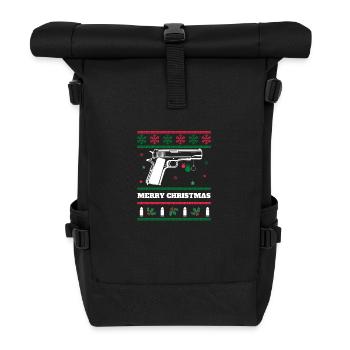1911 Zubehör 1911 .45 ACP Sportschießen IPSC - Rolltop Rucksack - Schwarz - Vorne