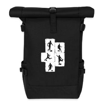 Joueur de football Football - Sac à dos roll top - noir - Devant