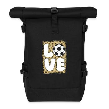 Joueur de football Football - Sac à dos roll top - noir - Devant