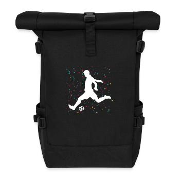 Joueur de football Football - Sac à dos roll top - noir - Devant