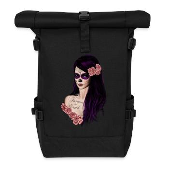 La Catrina dia dos muerto - Sac à dos roll top - noir - Devant