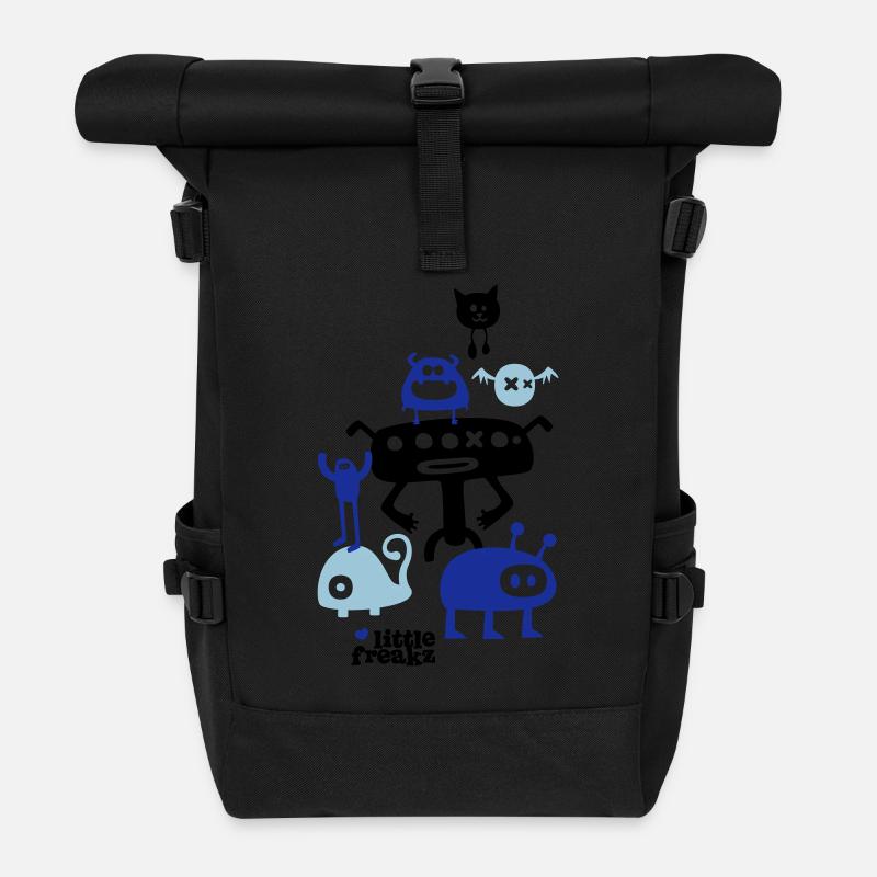 Little Freakz - Rolltop Rucksack - Schwarz