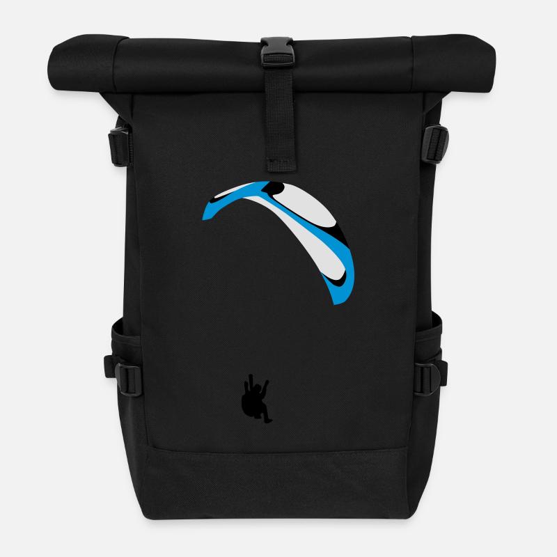 Paragliding Acro - Sac à dos roll top - noir