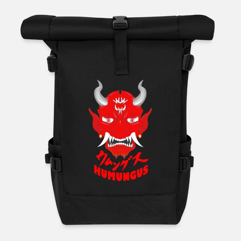 oni wuw - Rolltop Rucksack - Schwarz