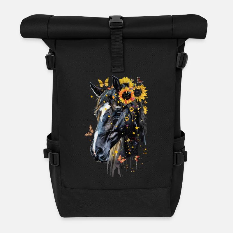 Vollblut - Rolltop Rucksack - Schwarz