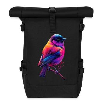 Meise - Rolltop Rucksack - Schwarz - Vorne