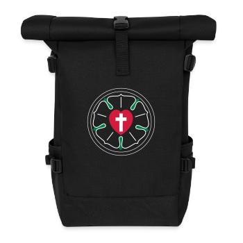 Jesus - Rolltop Rucksack - Schwarz - Vorne