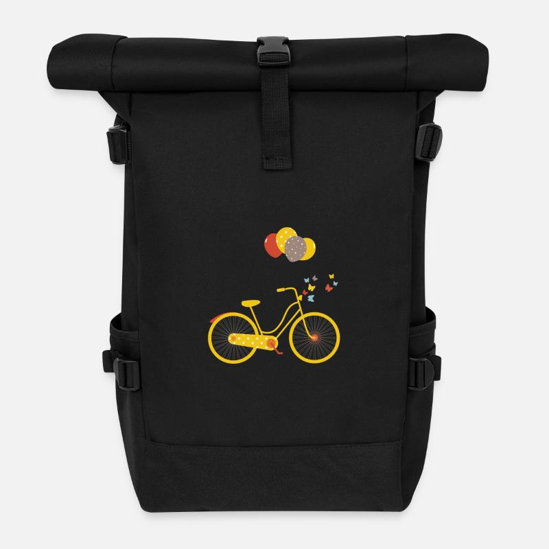 vélo - Sac à dos roll top - noir