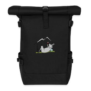 catalan farniente - Sac à dos roll top - noir - Devant
