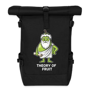 Théorie des fruits : Philosophe Vert Pear - Sac à dos roll top - noir - Devant