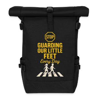 Sicherheitsteam Der Crossing Guard Gift - Rolltop Rucksack - Schwarz - Vorne