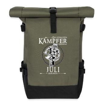 Juli Kämpfer - Rolltop Rucksack - Olive/Schwarz - Vorne