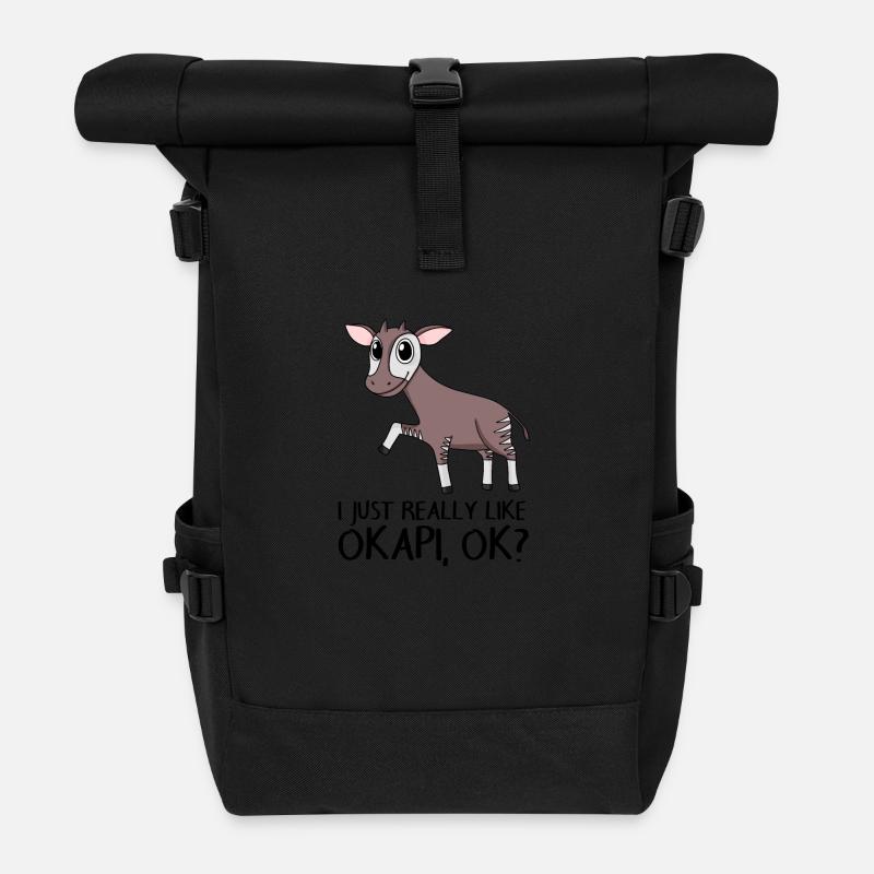 Okapi - Rolltop Rucksack - Schwarz
