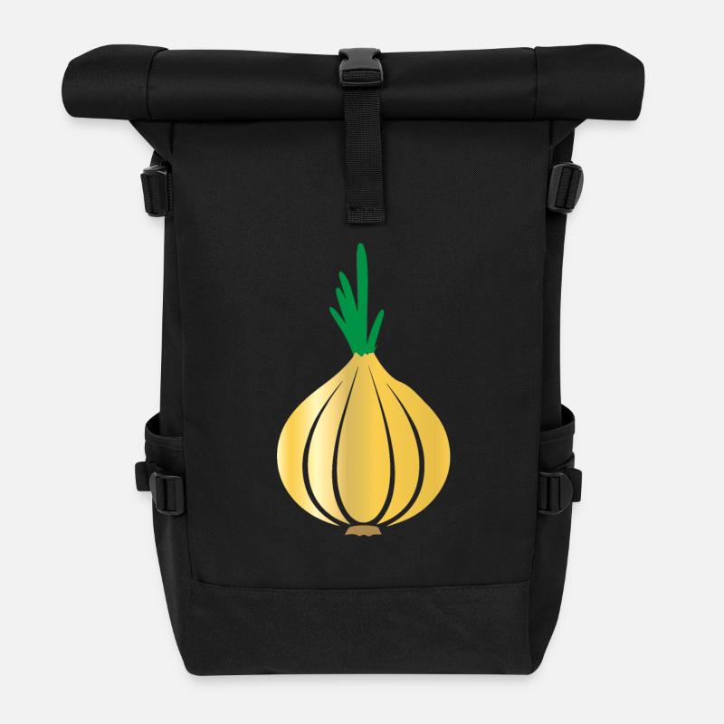 Zwiebel - Rolltop Rucksack - Schwarz