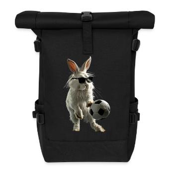 Rabbit - Roll Top Backpack - black - Front