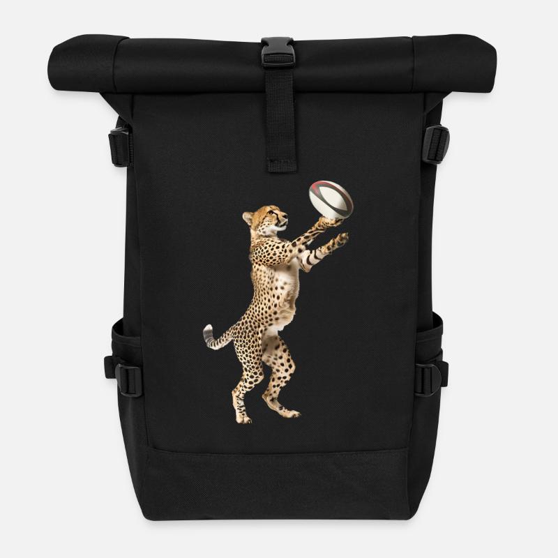 Gepard - Rolltop Rucksack - Schwarz
