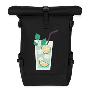 Summer Drink - Rolltop Rucksack - Schwarz - Vorne