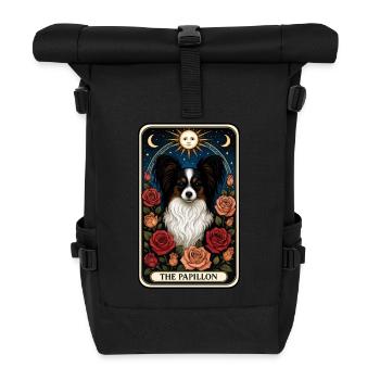 Schmetterling - Rolltop Rucksack - Schwarz - Vorne