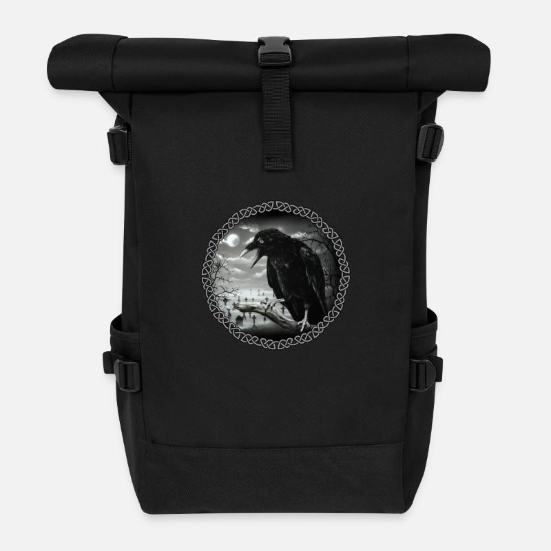 Rabe - Rolltop Rucksack - Schwarz