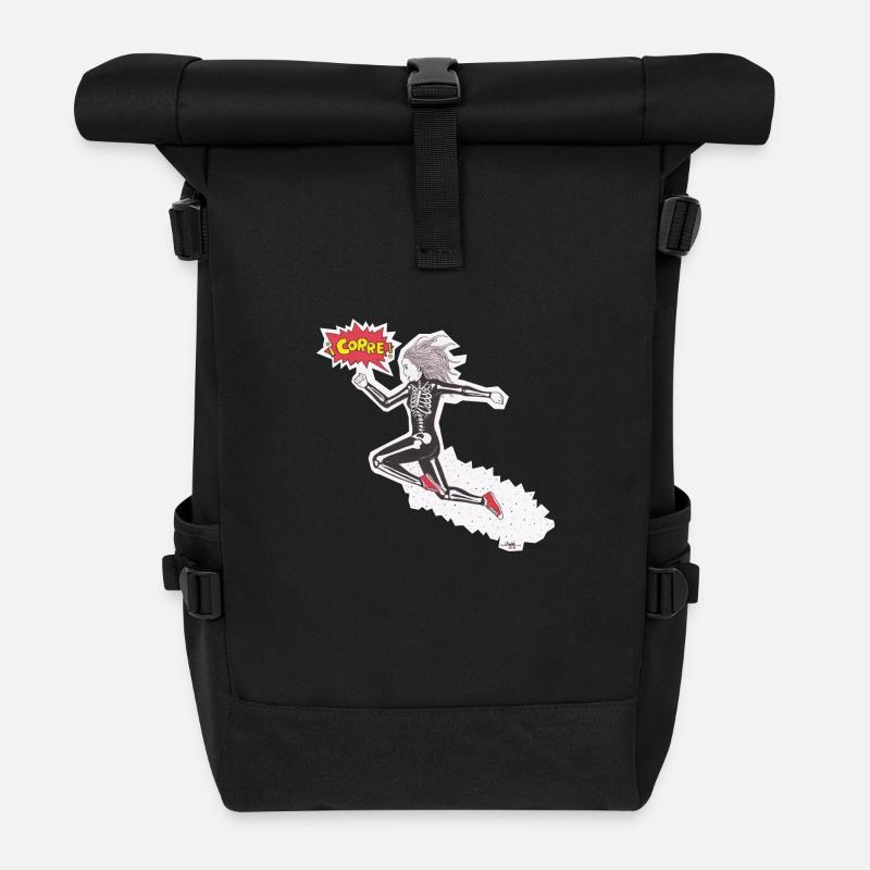LAUFEN - Rolltop Rucksack - Schwarz