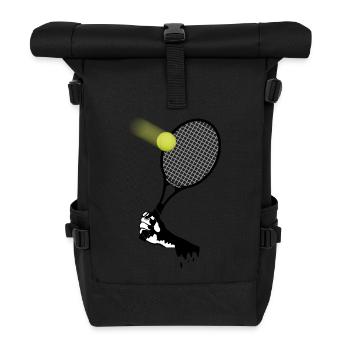 tennis_2 - Rolltop Rucksack - Schwarz - Vorne