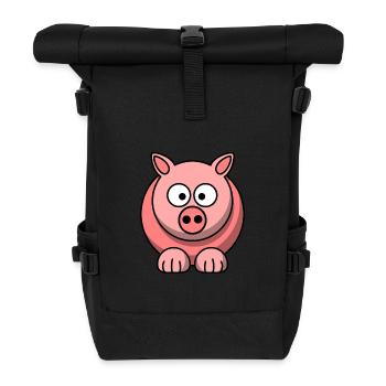 Piglet - Roll Top Backpack - black - Front