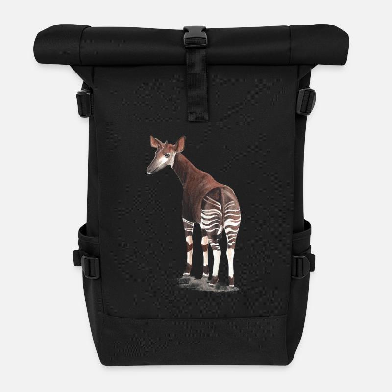 Okapi - Rolltop Rucksack - Schwarz