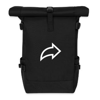 arrow - Roll Top Backpack - black - Front