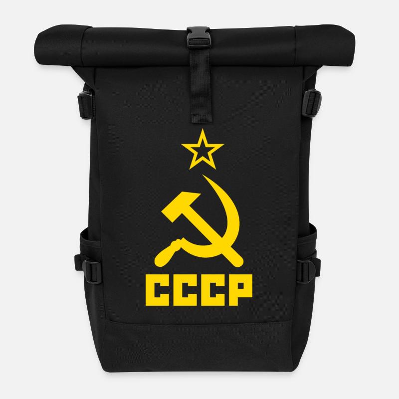 urss - Sac à dos roll top - noir