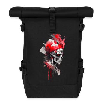 Demon - Roll Top Backpack - black - Front