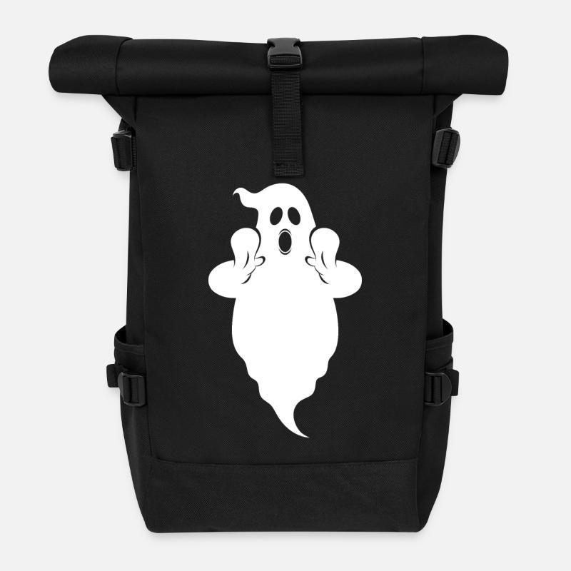 Geist Boo - Rolltop Rucksack - Schwarz