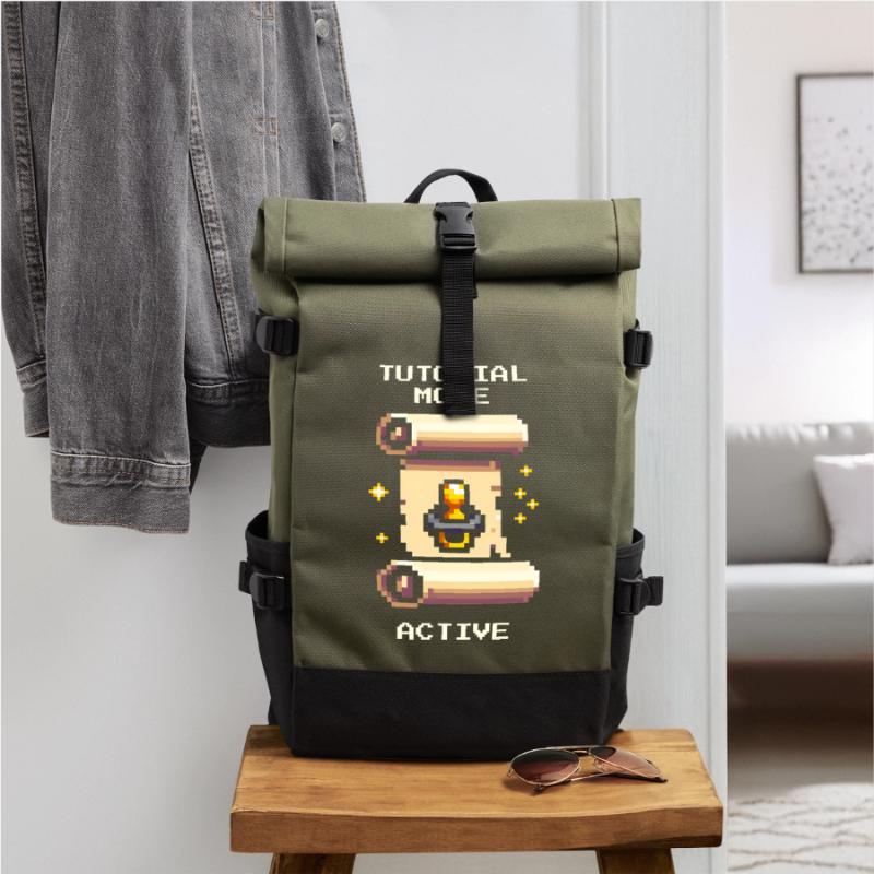 Tutorialmodus aktiv | Eltern im Lernlevel Rolltop Rucksack